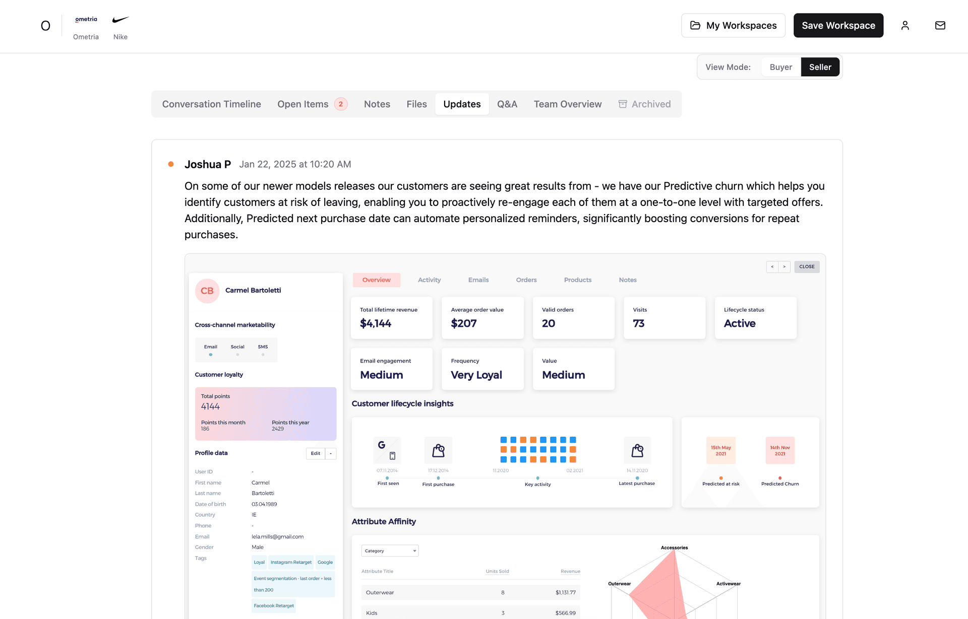 Stay top of mind even after the decision